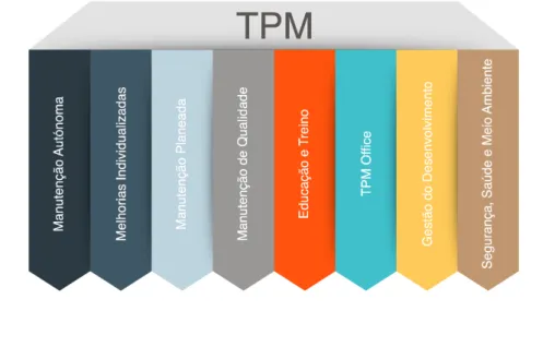 Figura 2 - Pilares TPM 