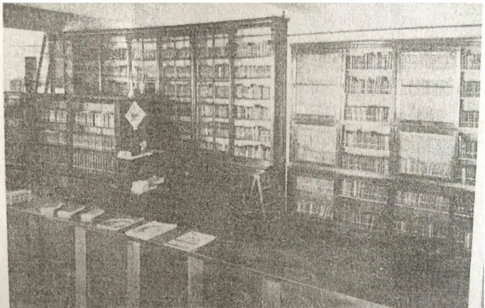 Figura 28 - Estantes da biblioteca do Gabinete de Leitura de Jundiaí, 1926.  