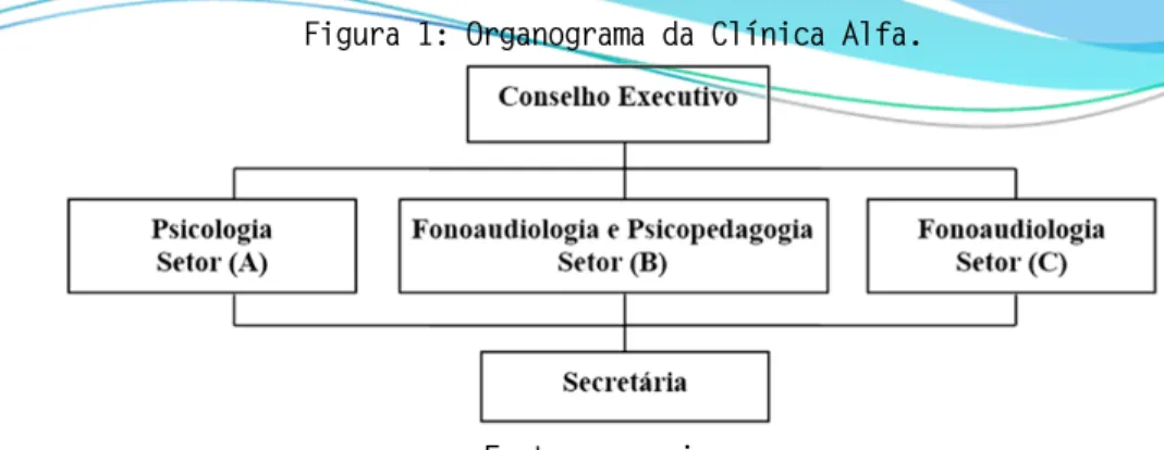 Figura 1: Organograma da Clínica Alfa. 