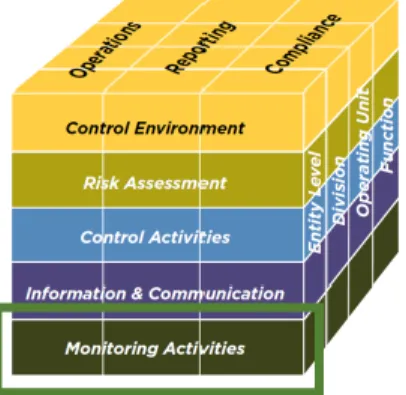 Figura 12: Quinta componente do CI – Atividades de monitorização 