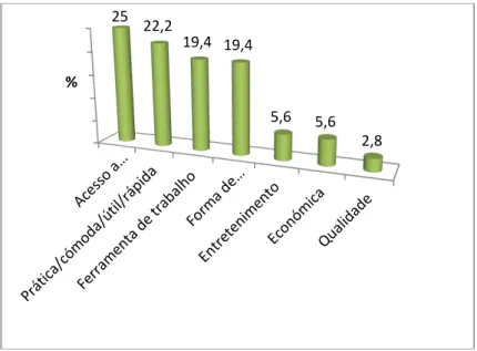 Gráfico 6. Importância atribuída à utilização das TIC 