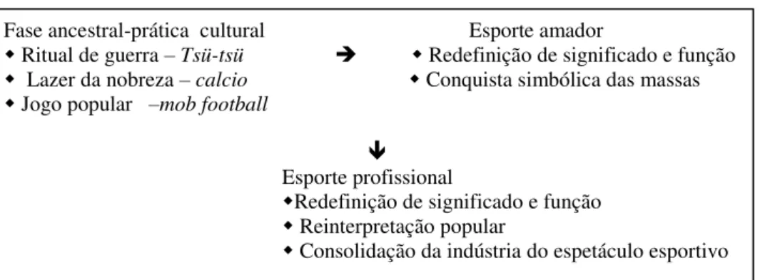 Figura 1 - Principais Fases do Futebol 
