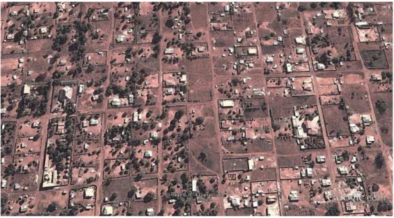 Figura 6  – Detalhe da estrutura da área periurbana na cidade de Chibuto 