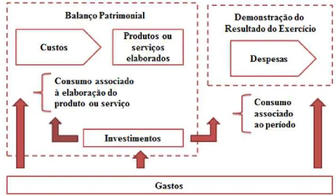 Figura 5 - Diferenciação entre custo e despesa 