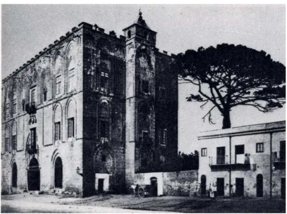 Figura 05: Palazzo della Zisa, imagem do século XIX, antes do arruinamento. 