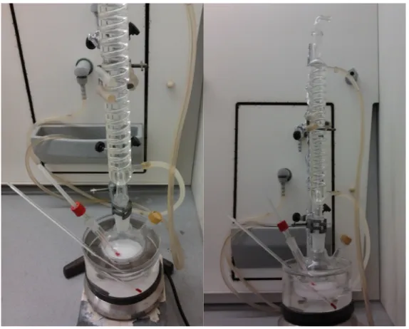 Figura 7 – Ilustração do equipamento utilizado no processo de síntese do MIP. 