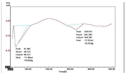 Figura 08- Curva de calorimetria diferencial exploratória (DSC) da diatomita 