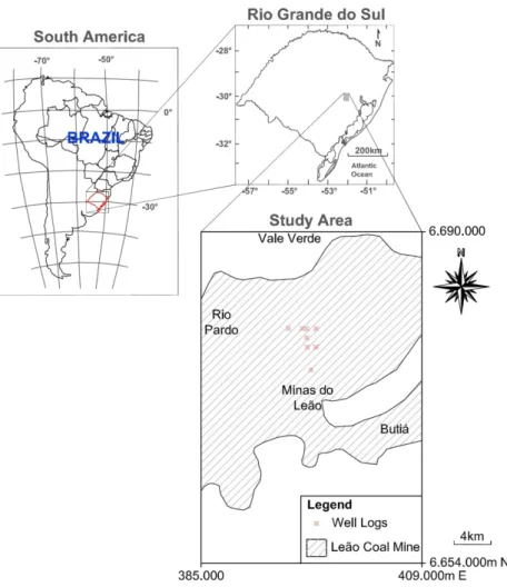 Figure 2. Location maps of the study area 