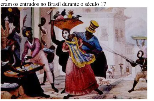 Figura 8  –   A pintura Cena de Carnaval, de  Jean  Batiste Debret, retrata como  eram os entrudos no Brasil durante o século 17 