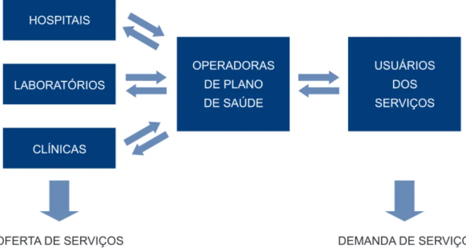 Figura 1 - Cadeia Produtiva do Setor de Saúde Suplementar