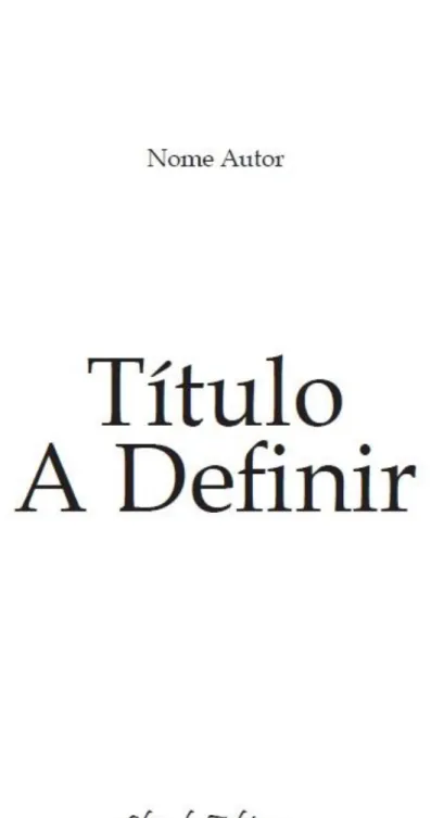 Fig. 3 – Folha de Rosto (template) 