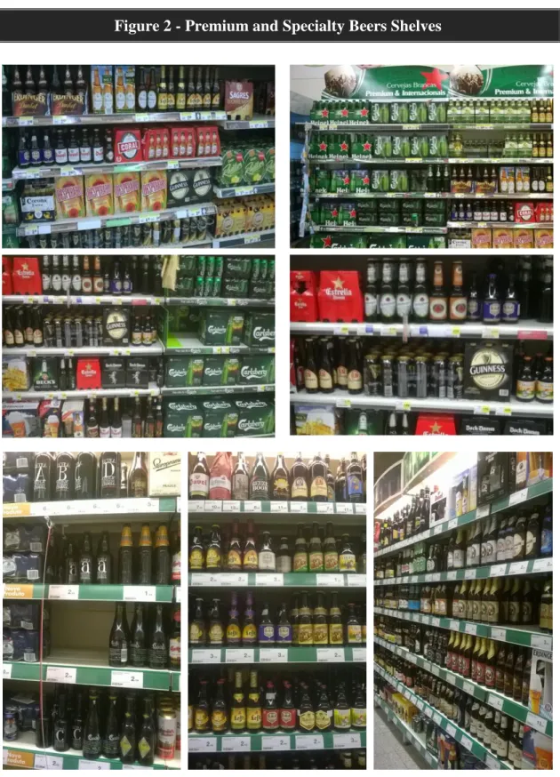 Figure 2 - Premium and Specialty Beers Shelves  