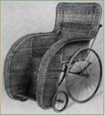 Figura 3 – Modelo antigo de cadeira de rodas 