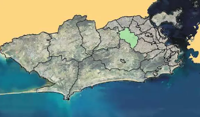 Figura 2: Mapa da região 5 . 