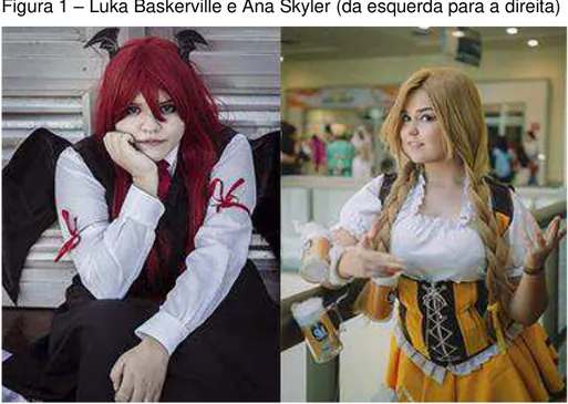 Figura 1  –  Luka Baskerville e Ana Skyler (da esquerda para a direita) 