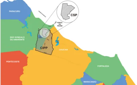 Figura 3 – Mapa de localização da CSP  