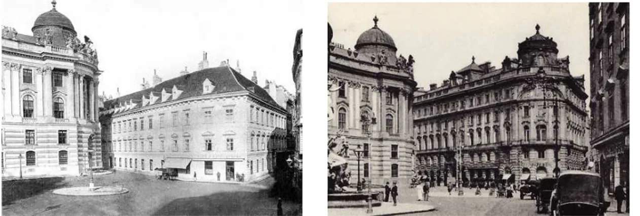 Fig. 03. Antigo Palais Dietrichstein Herberstein,          Fig. 04. König, Palais Herberstein, 1897, Viena