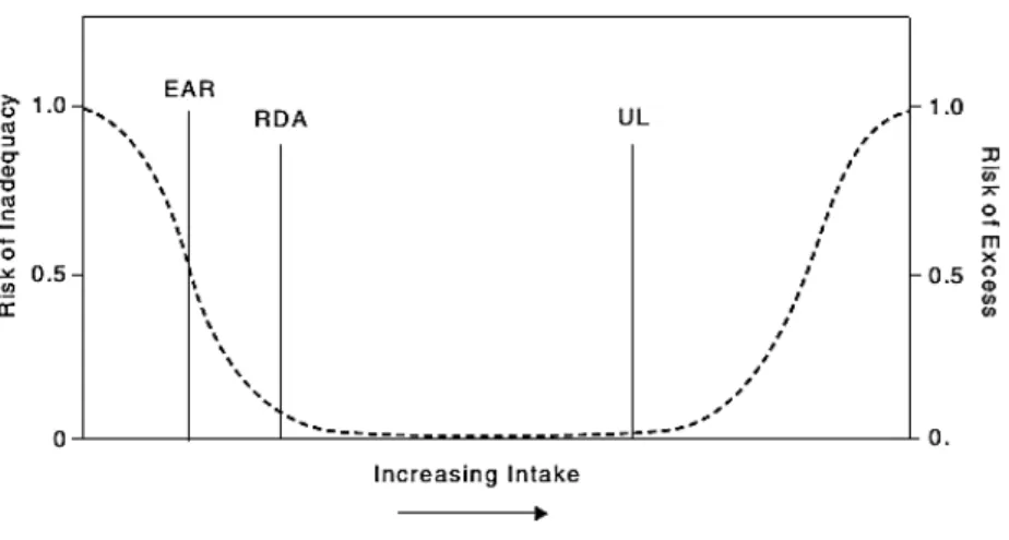 Figura 2- Ingestões dietéticas de referência 