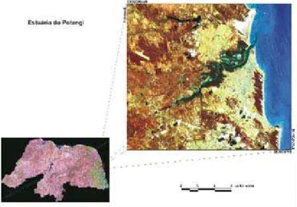 FIGURA 02 – Mapa de localização geográfica do estuário do Potengi 