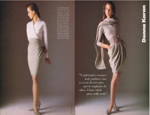 Figura 12 - Editorial Donna Karan para Vogue em 1987 .   