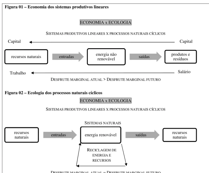 Figura 01 – Economia dos sistemas produtivos lineares 