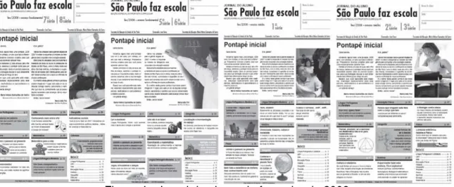 Figura 4 - Jornal do aluno, de fevereiro de 2008.     
