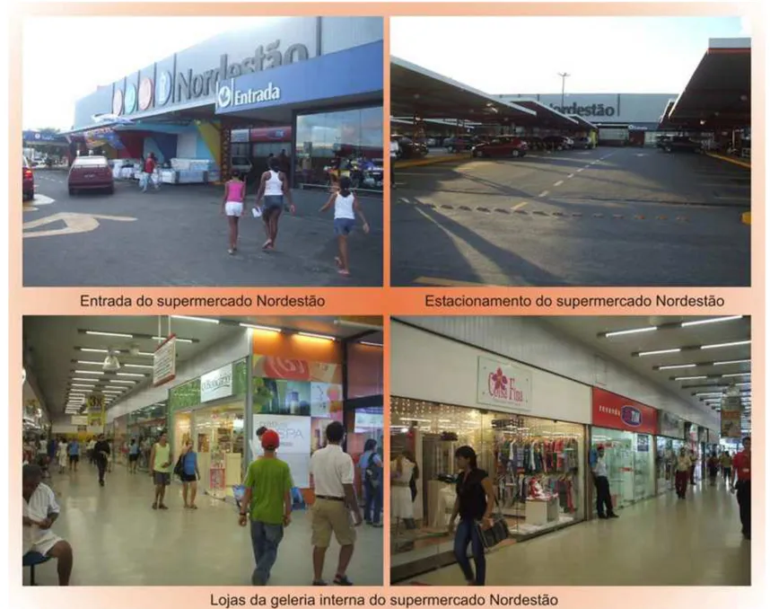 Figura 07: Imagens do supermercado Nordestão Santa Catarina. 