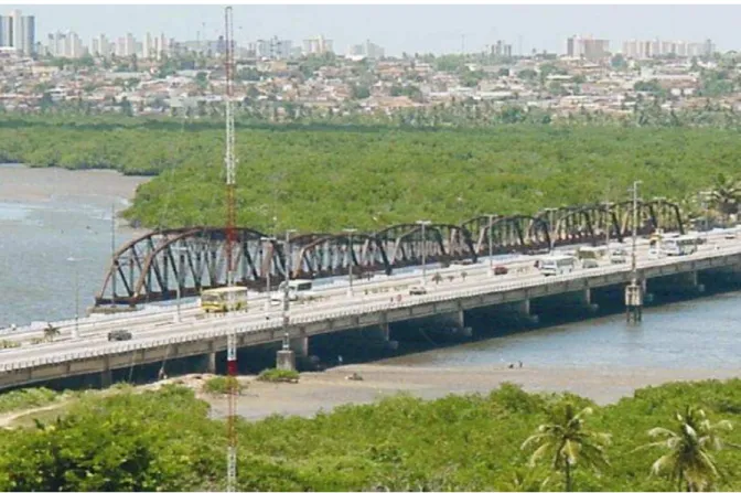 Figura 04: Ponte Costa e Silva – atual Ponte de Igapó.  Foto: Acervo SEMURB. 