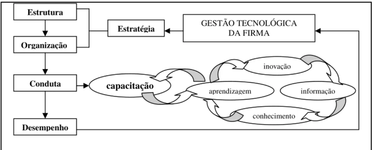 Figura 1: Elementos de gestão tecnológica da firma. 