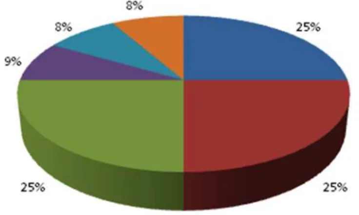 Gráfico 4 – Categoria dos Atos do Conselho Nacional de Justiça – CNJ   (Setembro/2010) - Percentual de Ocorrências com a palavra Gênero 