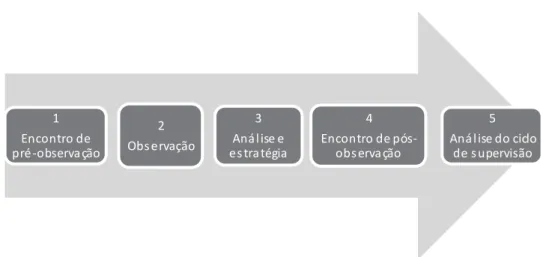 Fig. 1.  Esquema do modelo de supervisão clínica   