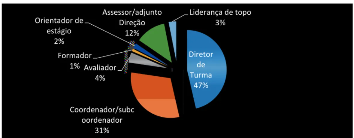 Gráfico 5 – Cargos desempenhados 