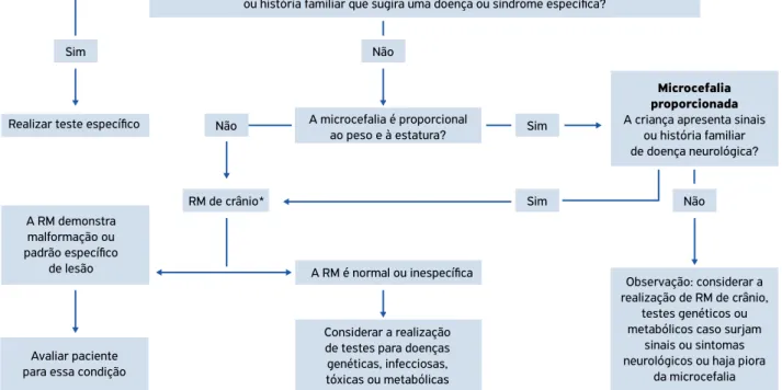 Figura 4.  Avaliação dos pacientes com microcefalia.