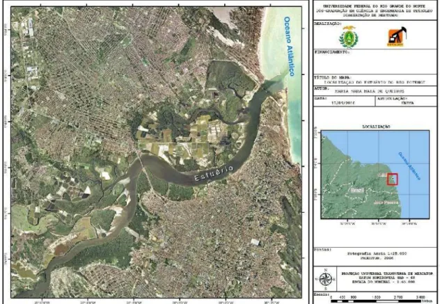 Figura 2.1. Mapa da localização da área de estudo.