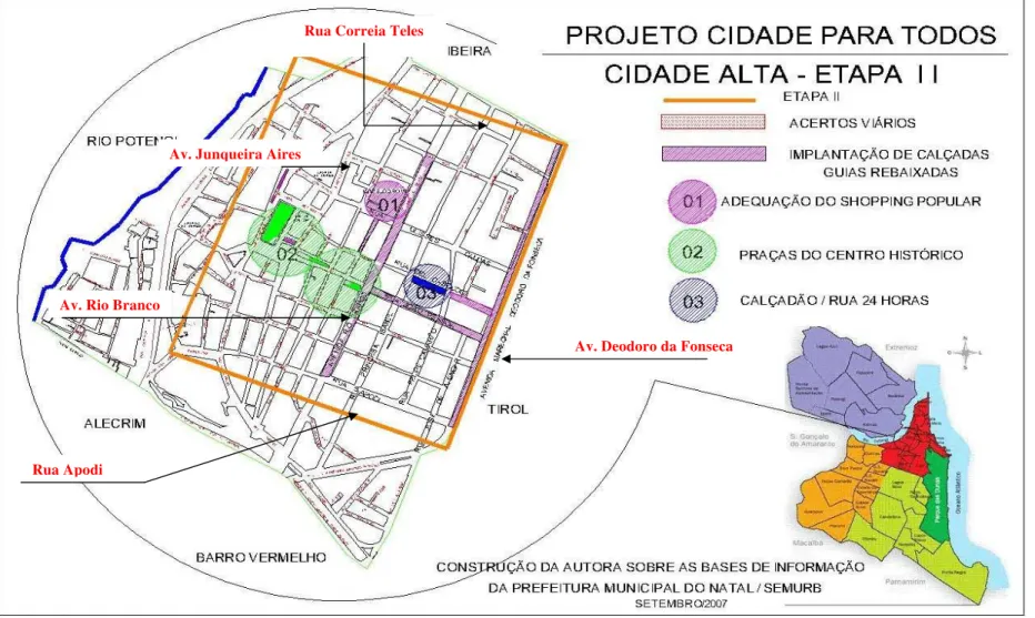 Figura 128 -  Projeto Cidade para Todos/ Etapa II  Cidade Alta, Natal/RN