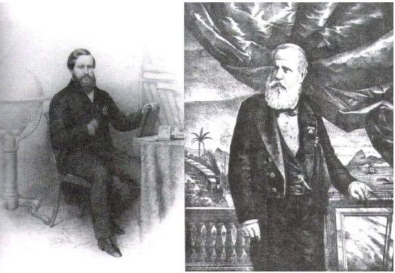 Figura  1:  D.  Pedro  II,  mecenas  da  cultura  e  assíduo  freqüentador  das  sessões  dos  institutos 