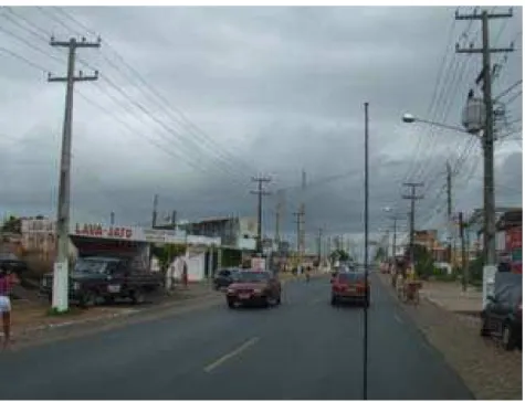 Figura 10 - Avenida Benedito Santana, na localidade de Amarante em São Gonçalo do Amarante/RN,  2007.