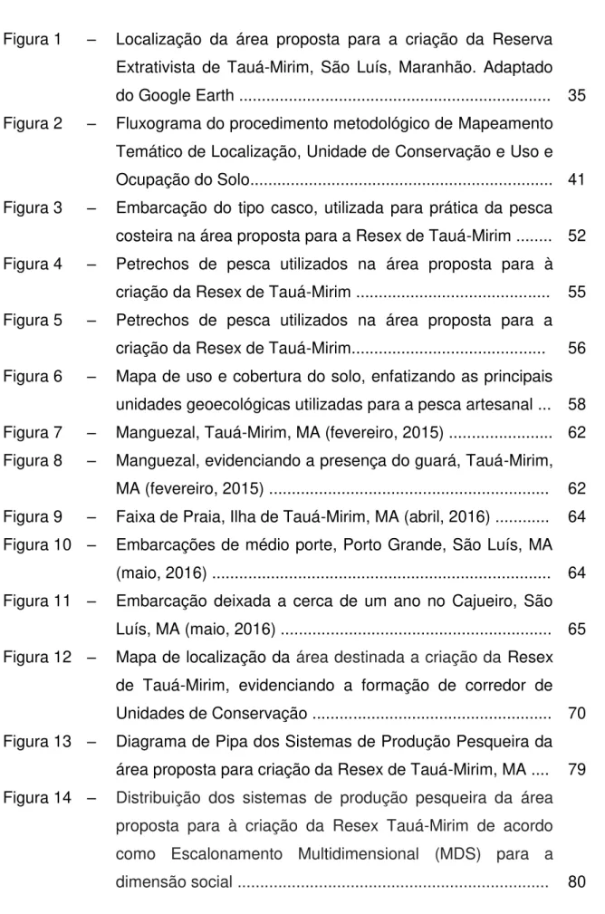 Figura 1  –   Localização  da  área  proposta  para  a  criação  da  Reserva  Extrativista  de  Tauá-Mirim,  São  Luís,  Maranhão