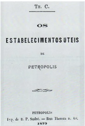 Figura 10: Folha de rosto da edição original de  “Petropolis: Guia de Viagem”.