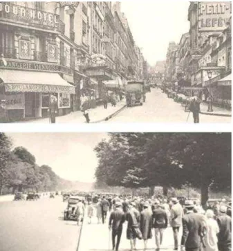 Ilustração 2 - Ambientes  de  Paris  (1920)  quando  Henri  Lefebvre  foi  motorista de taxi