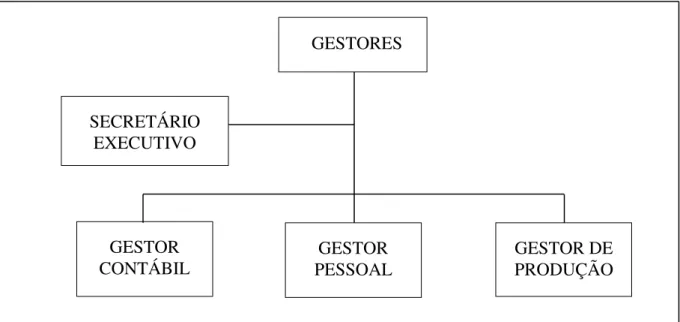Figura 7 – Organograma de representação do Secretário Executivo na organização 