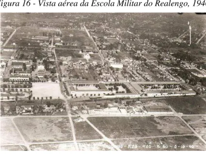 Figura 16 - Vista aérea da Escola Militar do Realengo, 1940. 