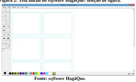 Figura 1: Tela inicial do software HagáQue: seleção de figura. 