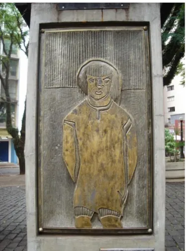 Figura 4: Menina Pioneira - Paulo Menten (Memorial do Pioneiro).  