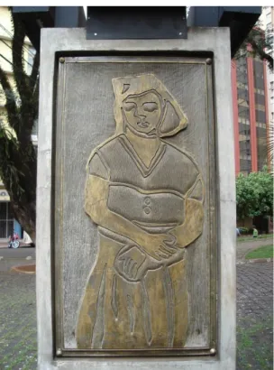 Figura 7: Mulher Pioneira - Paulo Menten (Memorial do Pioneiro). 