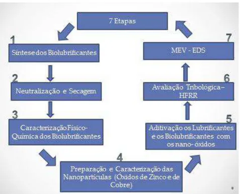 Figura 7: Fluxograma das etapas da metodologia aplicada nesta dissertação. 