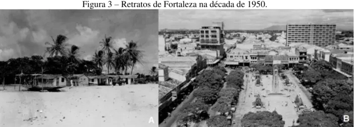 Figura 3  –  Retratos de Fortaleza na década de 1950. 