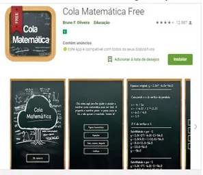 Figura 11: Cola Matemática ( Google Play Store, n.d.)  