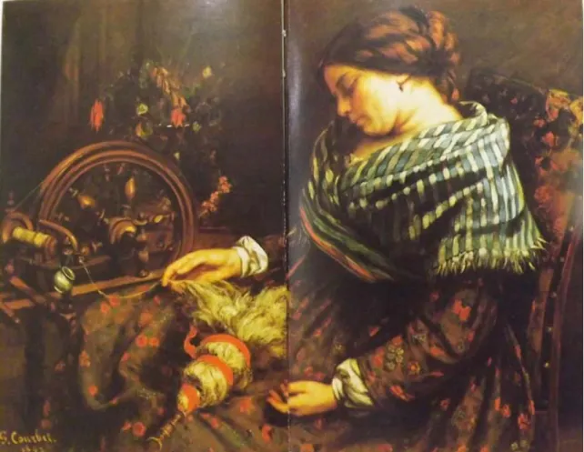 Figura 2 - A Fiandeira Adormecida. 1853. Óleo sobre tela, 91 x 115 cm. 