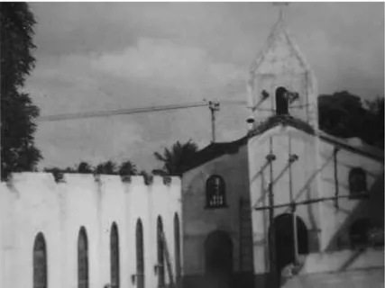 Figura 1 - Fachada da igreja matriz de São Sebastião quando se tornou paróquia, em 1949